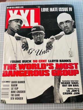 VTG Jan/Feb 2004 copy of XXL magazine Vol 8 No 1 50 Cent Young Buck Lloyd Banks